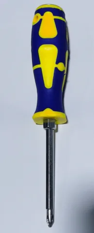 BLUE AND YELLOW SCREW DRIVER