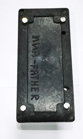 RUBBER PLATE NUMBER BLACK